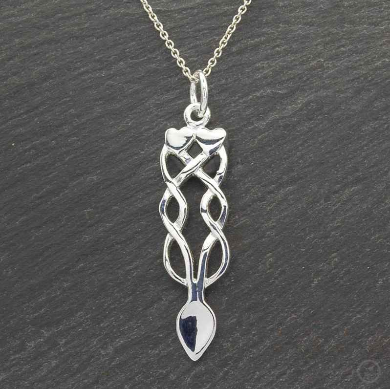 Celtic Collection Silver Lovespoon Pendant