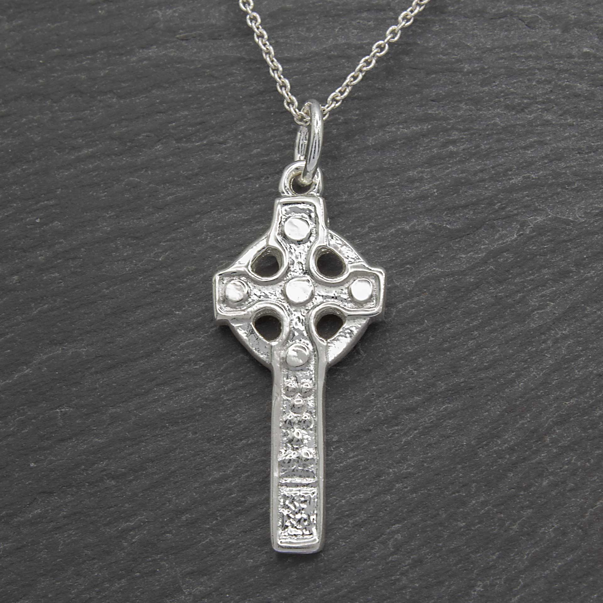 Celtic Collection Silver Celtic Cross Necklace