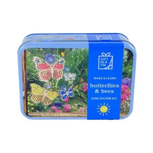 Gift in a Tin: Butterflies & Bees Suncatcher Kit